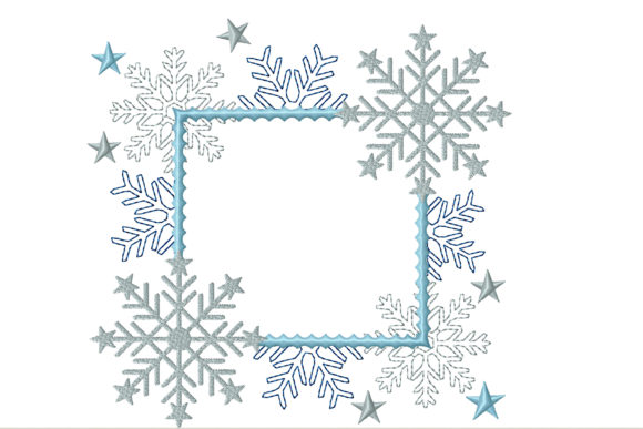A Boutique Designer's Take on the Snowflake Monogram Frame