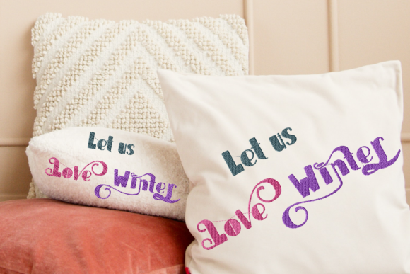 A Designer’s Review of the Let Us Love Winter Letter Embroidery