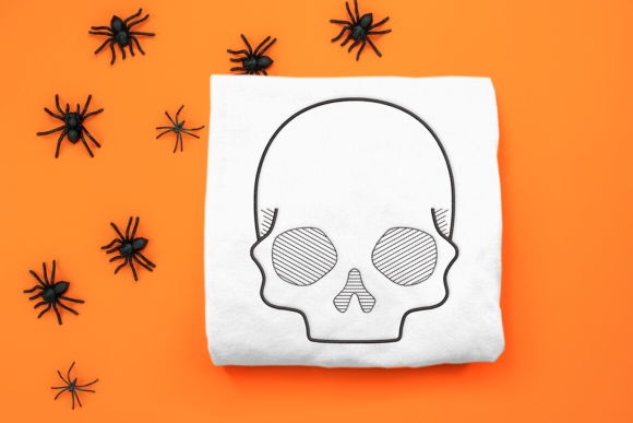 A Designer’s Review of the Realistic Skull Outline Embroidery