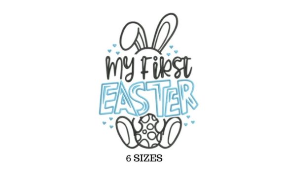 A Lovely First Easter Embroidery Design for Handmade Keepsakes