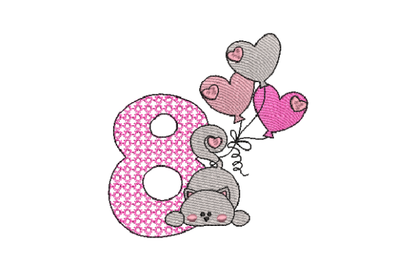 A Real-World Review of the Number 8 Cat Sketch Embroidery Design