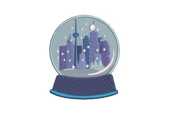 Cityscape Snow Globe: A Boutique Apparel Embroidery Review