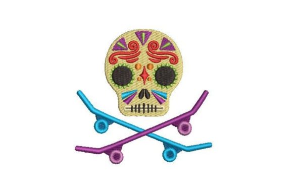 Day of the Dead Mask Embroidery: A Designer's Review for Merchandise