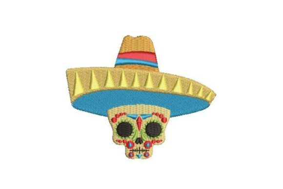 Evaluating a Dia del Muertos Design for Business Embroidery