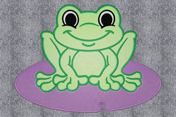Evaluating Cute Frog: An Embroidery Seller's Perspective
