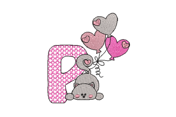 Letter P Cat Sketch: A Craft Fair Standout Design