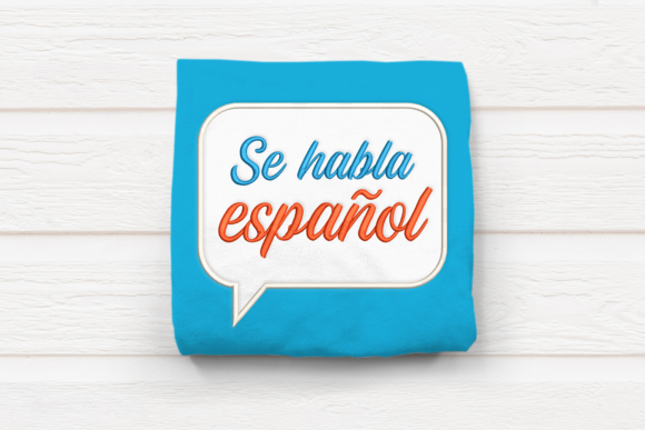 Spanish Se Habla Español Applique Design Review