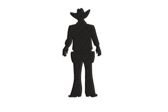 The Cowboy Silhouette Design for Branded Merchandise